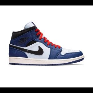 Rare Jordan 1 Mid SE Deep Royal (GS) Mens